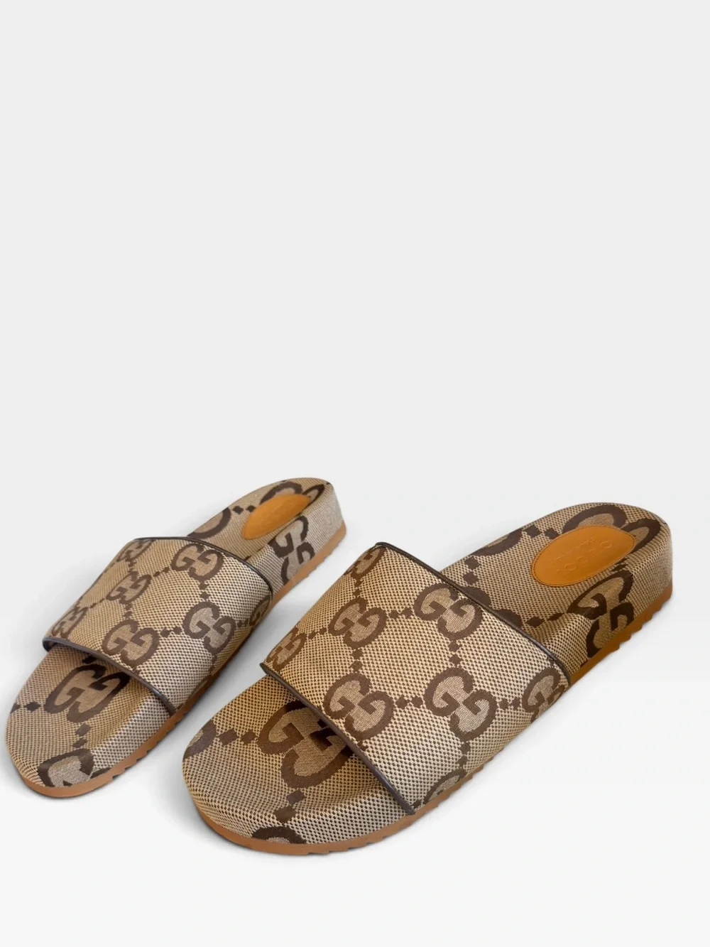 Gucci Men's GG Monogram Slide Sandals 13